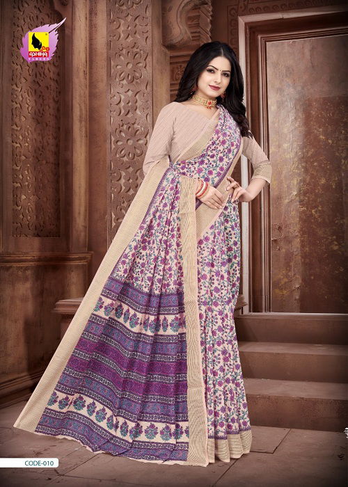 Crystal 8 Fancy Ethnic Wear Cotton Printed Saree Collection